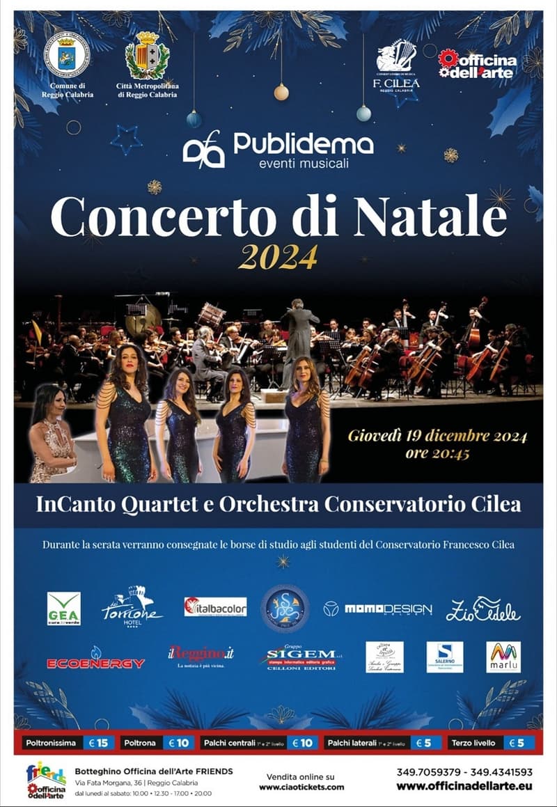 19-12-2024 InCanto Quartet e Orchestra del Conservatorio