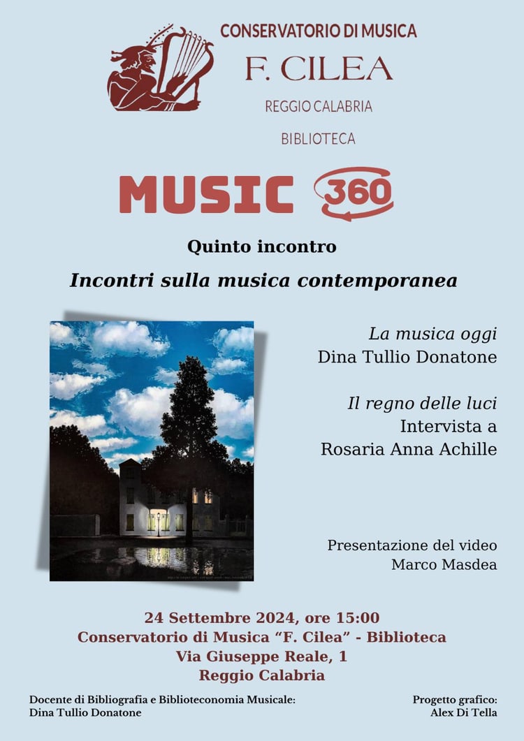 Incontri Music 360 - 24-9-2024